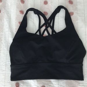 Lululemon Black Sports Bra Size 6